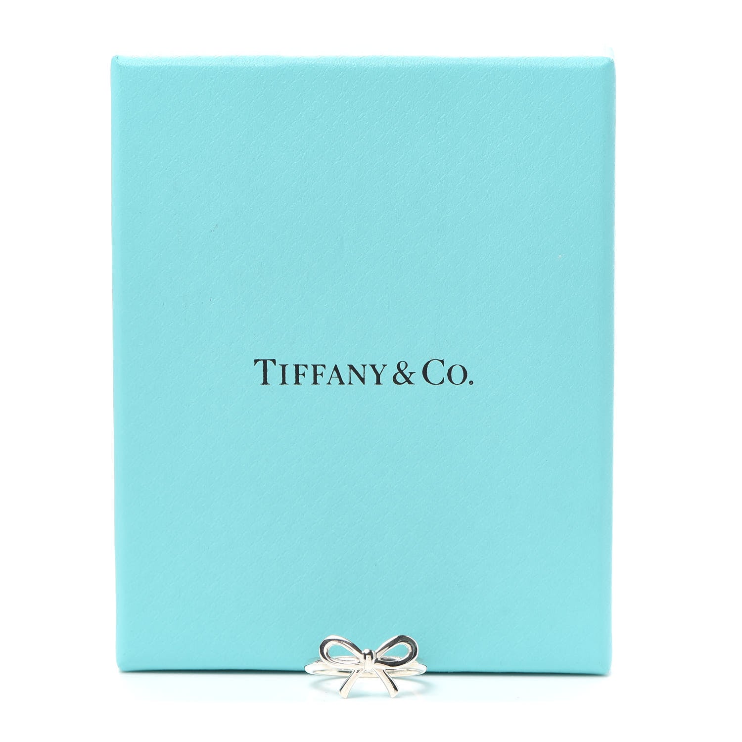 Tiffany Sterling Silver Bow Ring 50 5.5 5 of 5