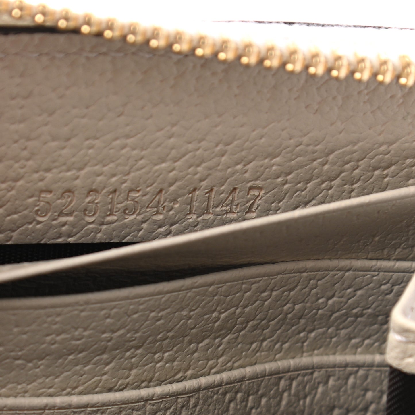 GG Supreme Monogram Flora Ophidia Zip Around Wallet White