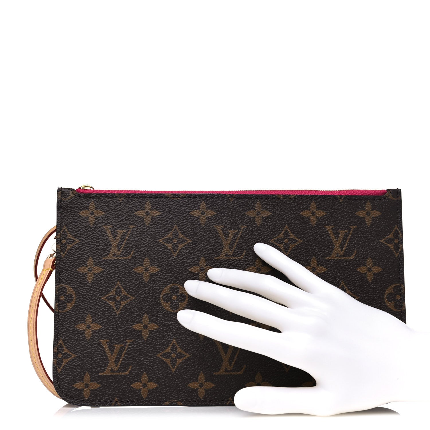 Louis Vuitton Monogram Neverfull MM GM Pochette Pivoine 2 of 7