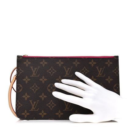 Louis Vuitton Monogram Neverfull MM GM Pochette Pivoine 2 of 7