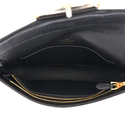 Louis Vuitton Calfskin Reverse Monogram Column Clutch 5 of 12
