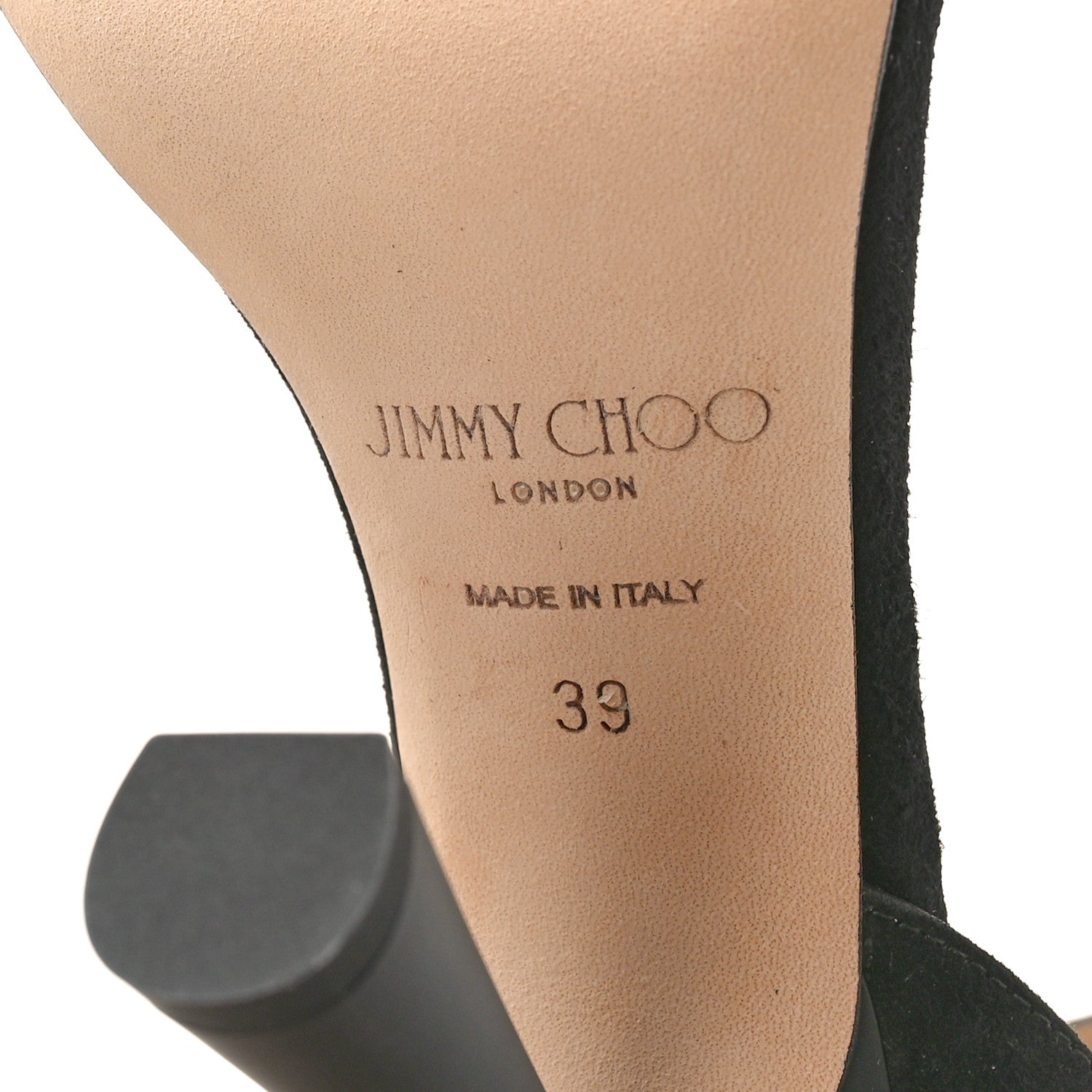 Jimmy Choo Suede Crystal Sereno 100 Sandals 39 Black 8 of 10