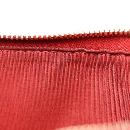 Chanel Caviar Camellia Embossed Classic Flat Wallet Pouch Red 9 of 15