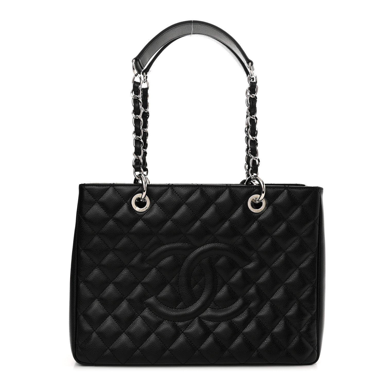 Chanel Caviar Quilted Grand Shopping Tote GST Black 1 of 11