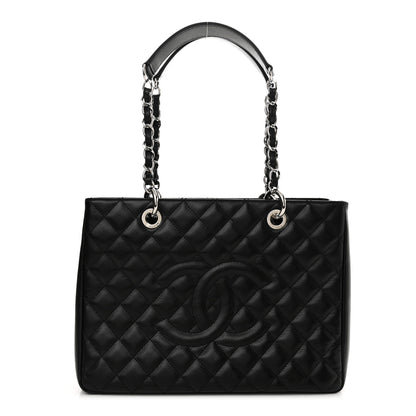 Chanel Caviar Quilted Grand Shopping Tote GST Black 1 of 11