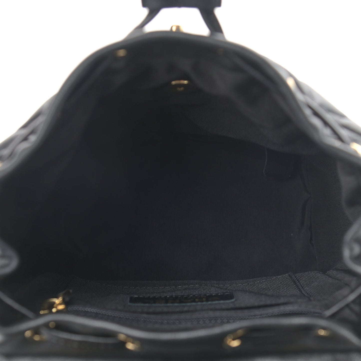 Lambskin Quilted Small Urban Spirit Backpack Black