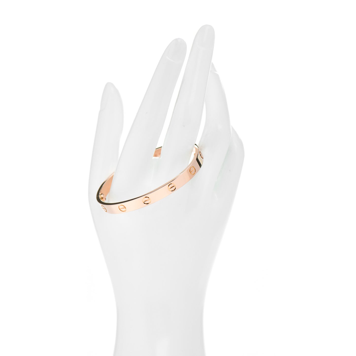 18K Pink Gold LOVE Bracelet 17