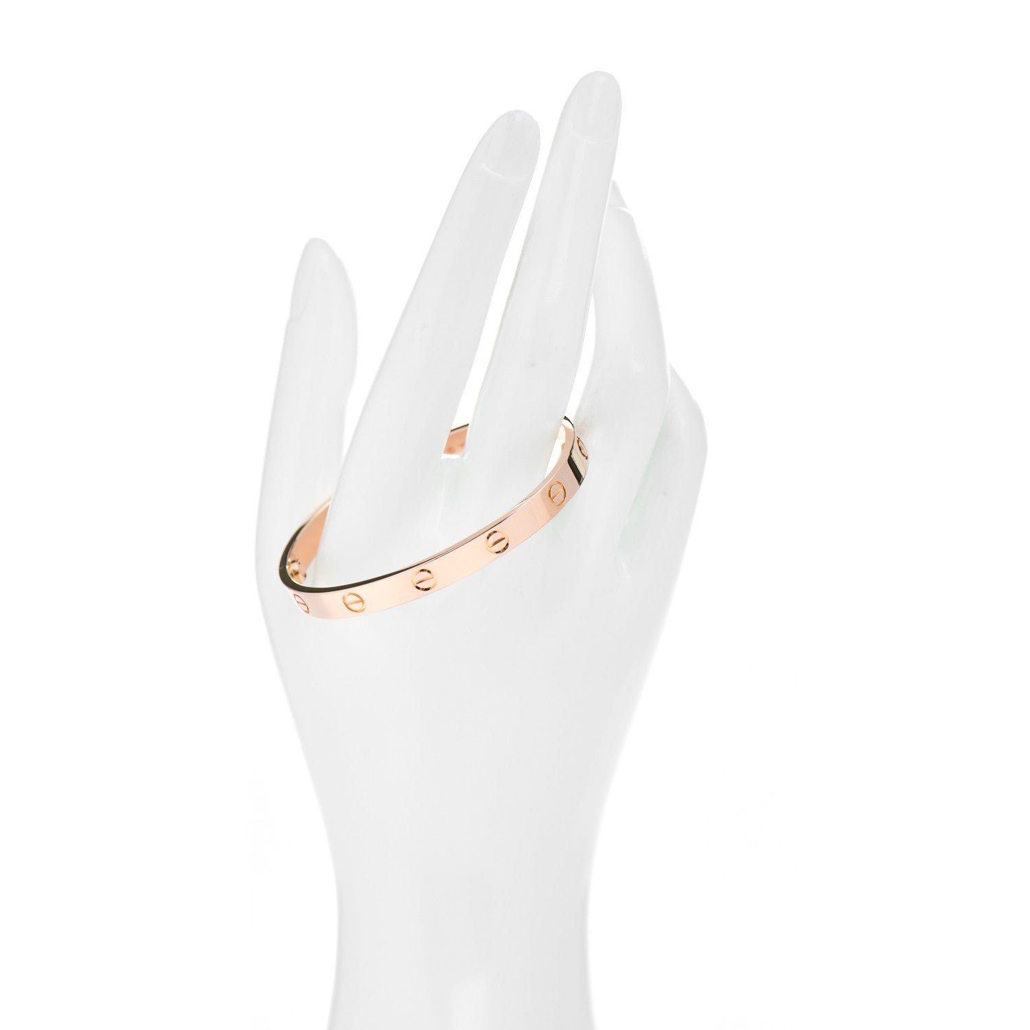 Cartier 18K Pink Gold LOVE Bracelet 17 2 of 5