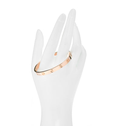 Cartier 18K Pink Gold LOVE Bracelet 17 2 of 5