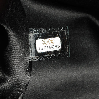 Chanel Glazed Calfskin Large On The Road Tote Black 7 of 7