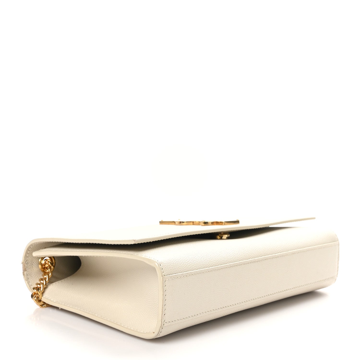 Saint Laurent Grain De Poudre Medium Classic Monogram Kate Satchel Crema Soft 4 of 10