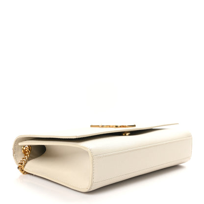 Saint Laurent Grain De Poudre Medium Classic Monogram Kate Satchel Crema Soft 4 of 10