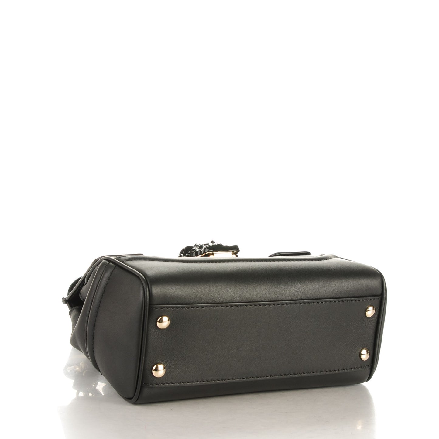 Calfskin Medium Palazzo Empire Bag Black
