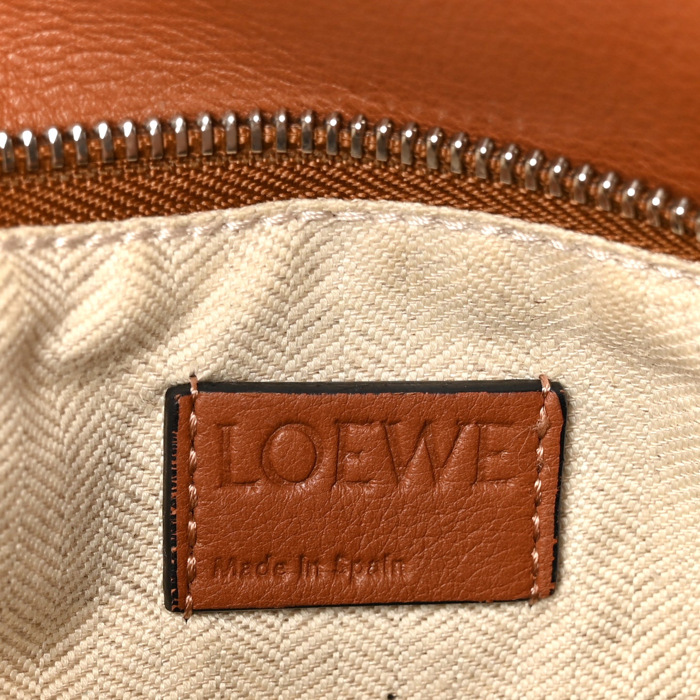 Calfskin Small Puzzle Bag Tan