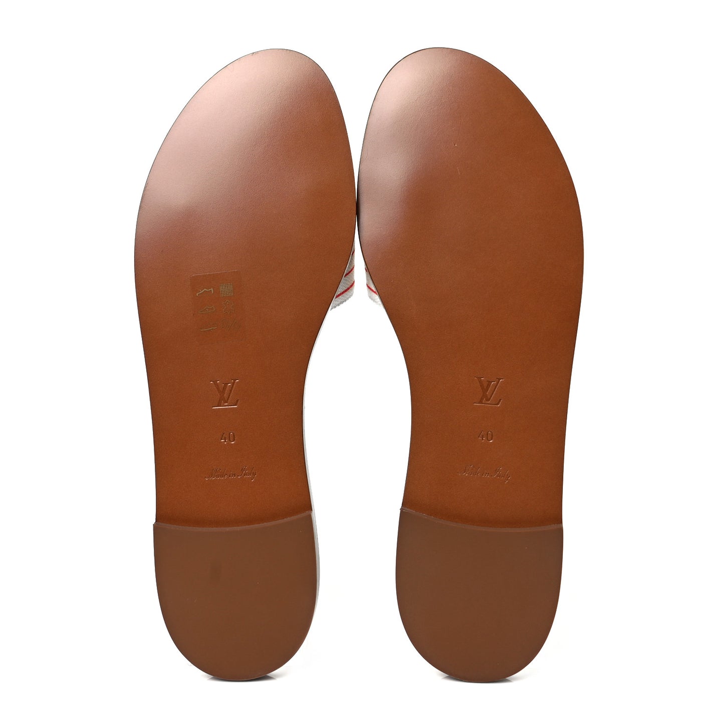 LV Escale Lock It Flat Mule 40 Blue