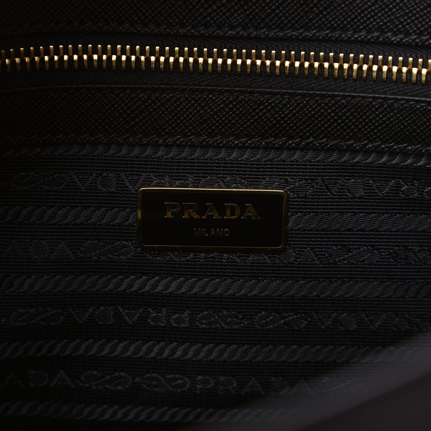 Prada Saffiano Tote Black 8 of 10