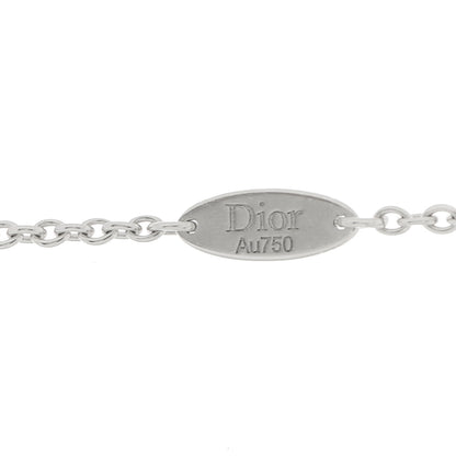 Christian Dior 18K White Gold Diamond Mother of Pearl Rose Des Vents Necklace 7 of 7