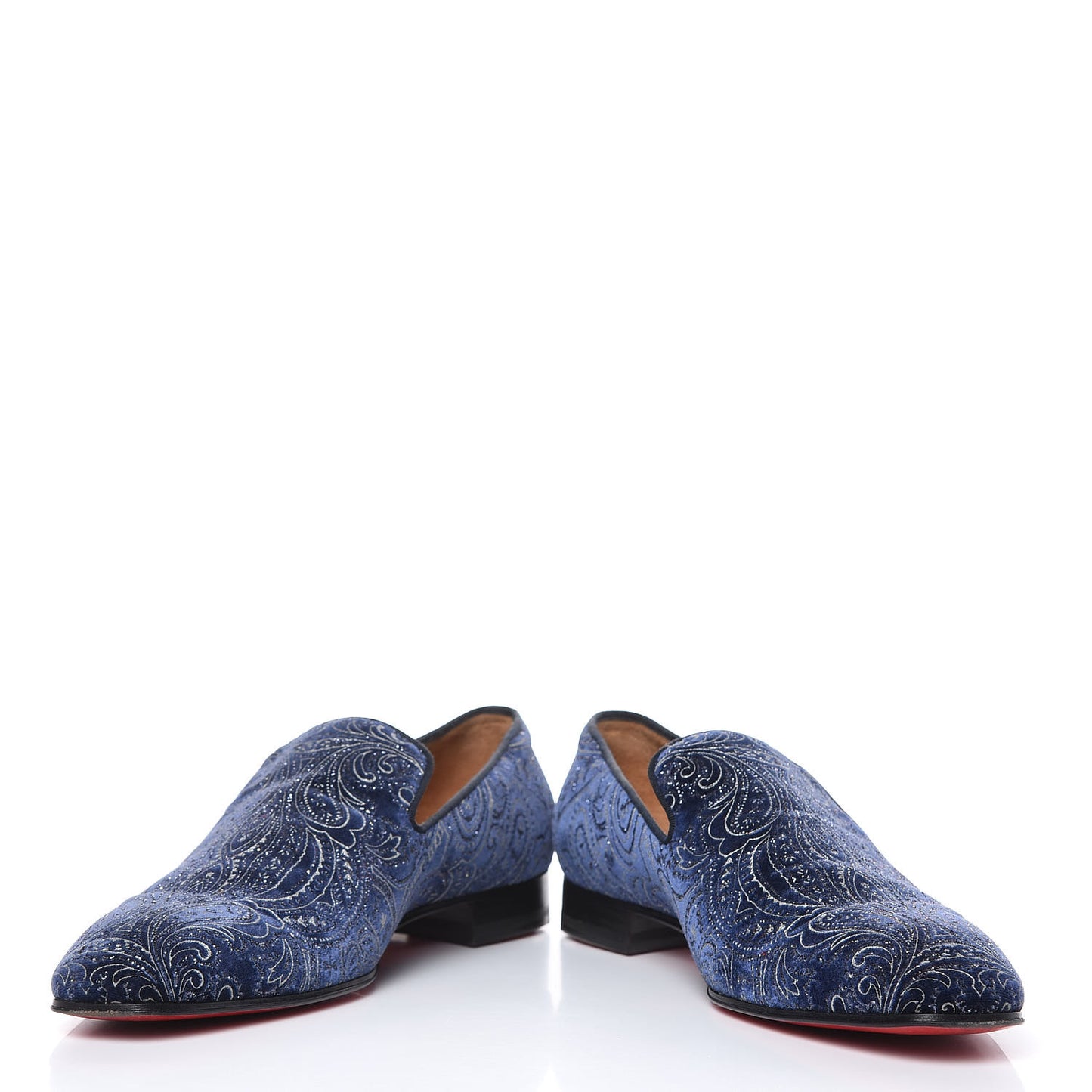 Velvet Brode Mens Dandelion Flat Loafers 41 Navy