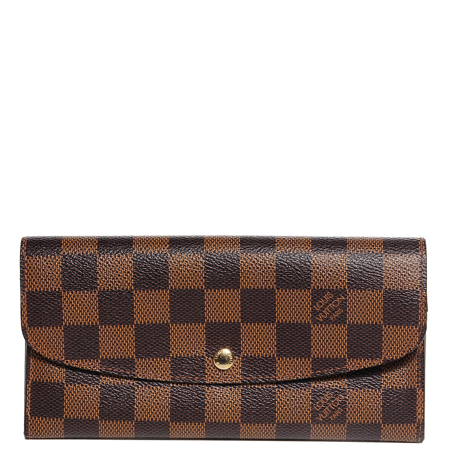 Louis Vuitton Damier Ebene Emilie Wallet 1 of 8