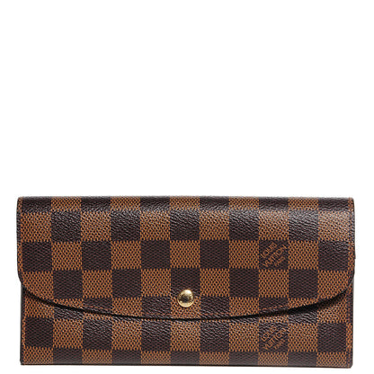 Louis Vuitton Damier Ebene Emilie Wallet 1 of 8