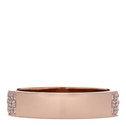 Hermes 18K Rose Gold Diamond MM Kelly Clochette Ring 51 5.75 3 of 5
