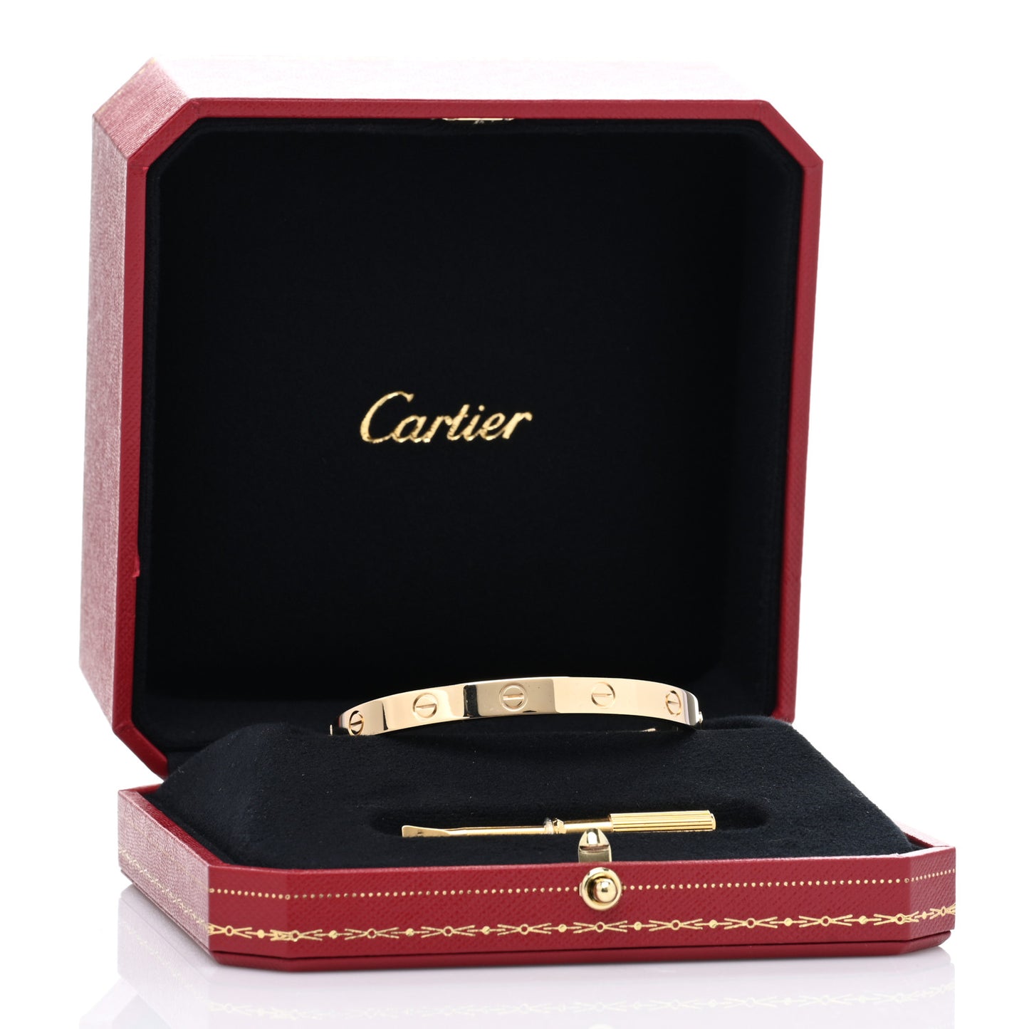 18K Yellow Gold LOVE Bracelet 17