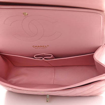 Chanel Lambskin Quilted Jumbo Double Flap Light Pink 5 of 12