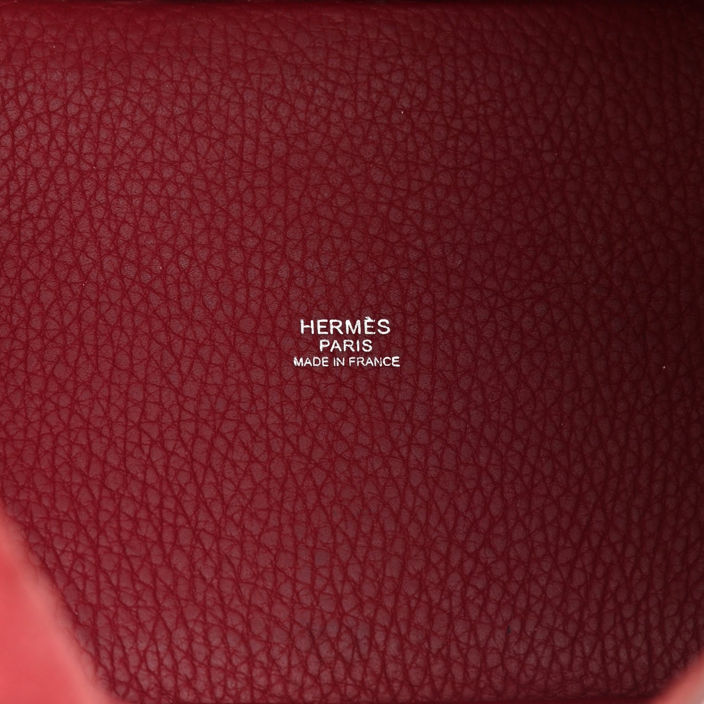 Taurillon Clemence Picotin Lock 18 PM Rubis