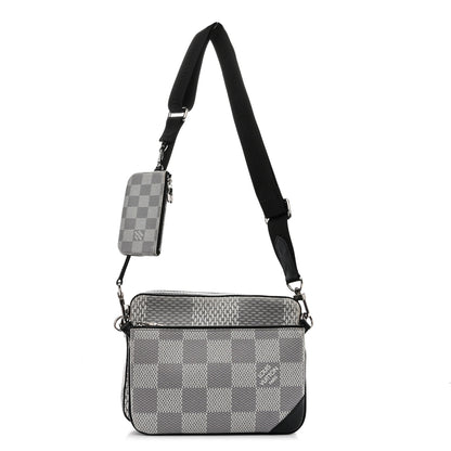 Louis Vuitton Damier Graphite 3D Trio Messenger Antarctica 1 of 9