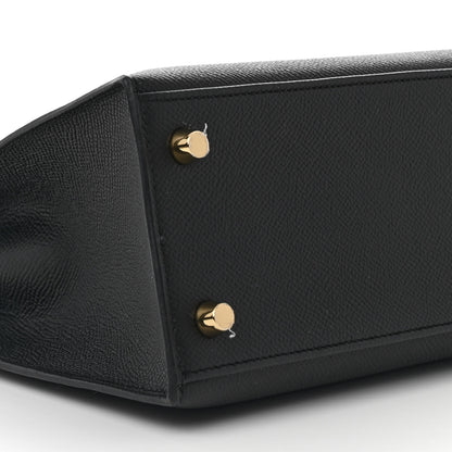 Hermes Epsom Kelly Sellier 25 Black 9 of 11