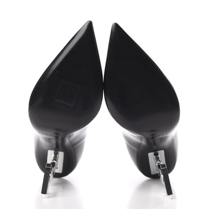 Saint Laurent Patent Opyum 110 Pumps 37.5 Black SIlver 5 of 10