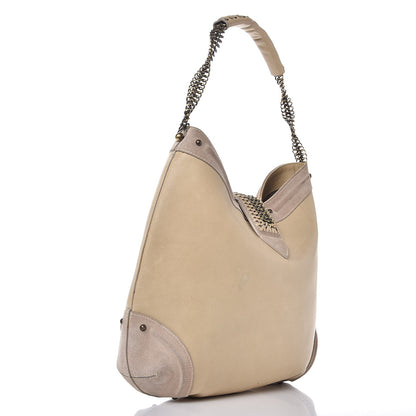 Christian Dior Calfskin Suede Jeanne Hobo Beige 3 of 10