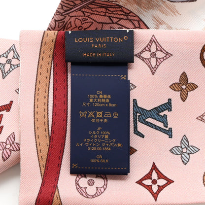 Louis Vuitton Silk Monogram Up And Away Bandeau Light Pink 3 of 4