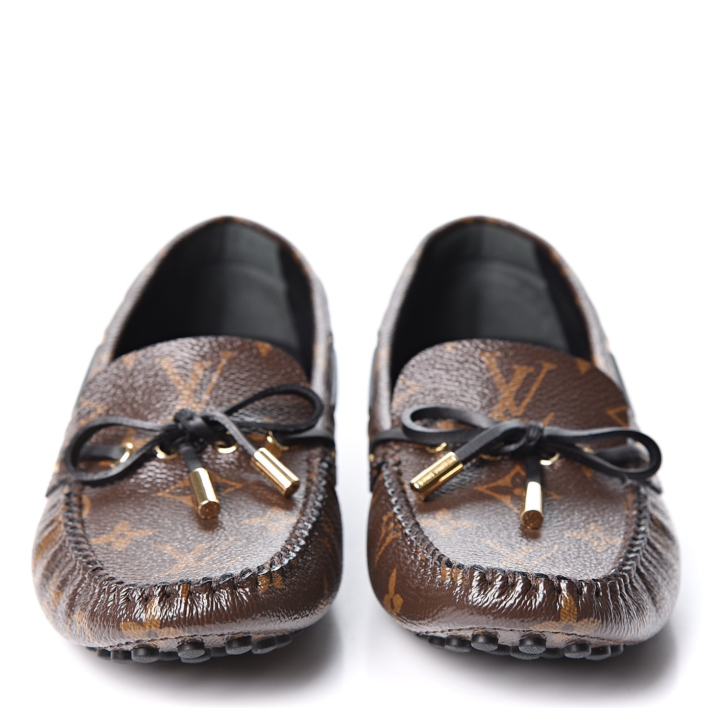 Patent Monogram Gloria Loafers 38