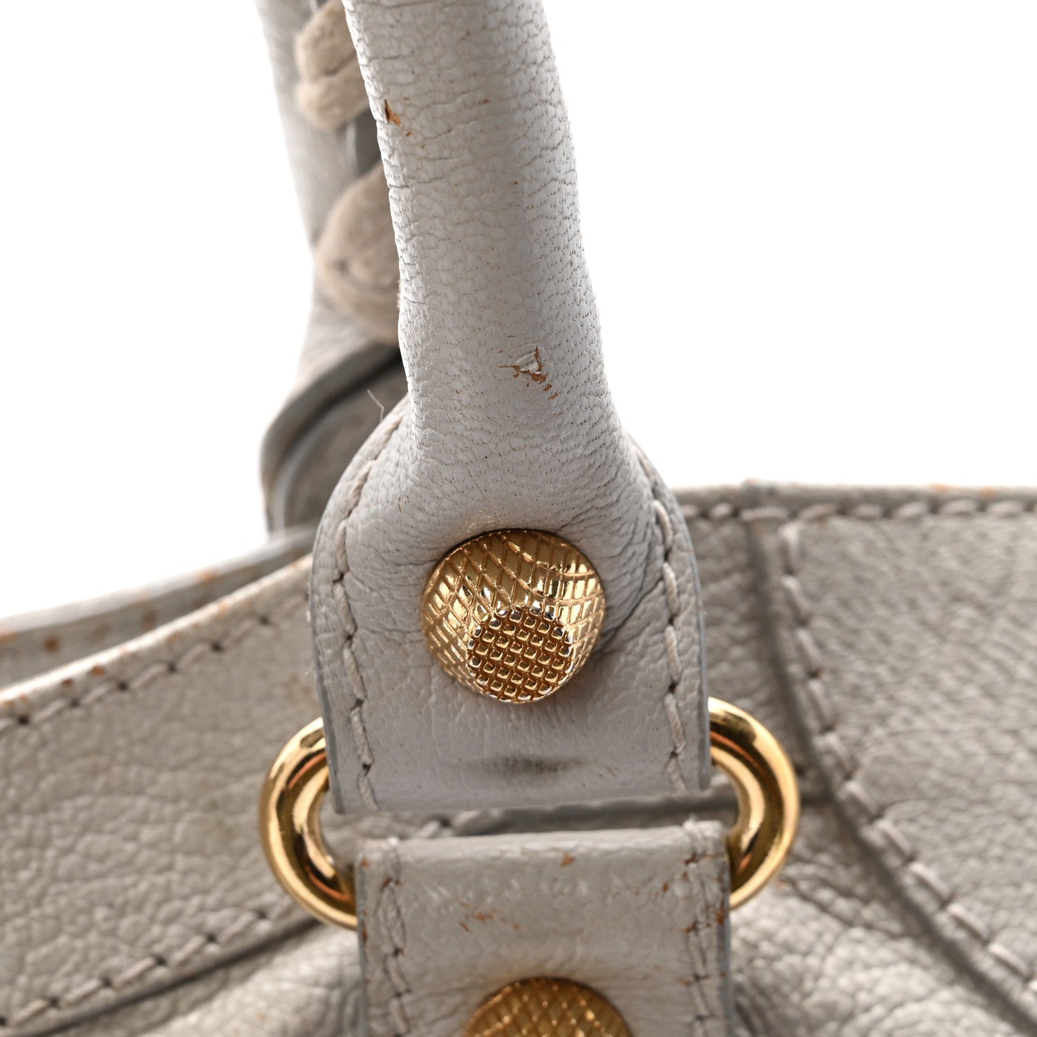 Balenciaga Chevre Giant 12 Gold Hardware Hamilton Velo Gris Ciment