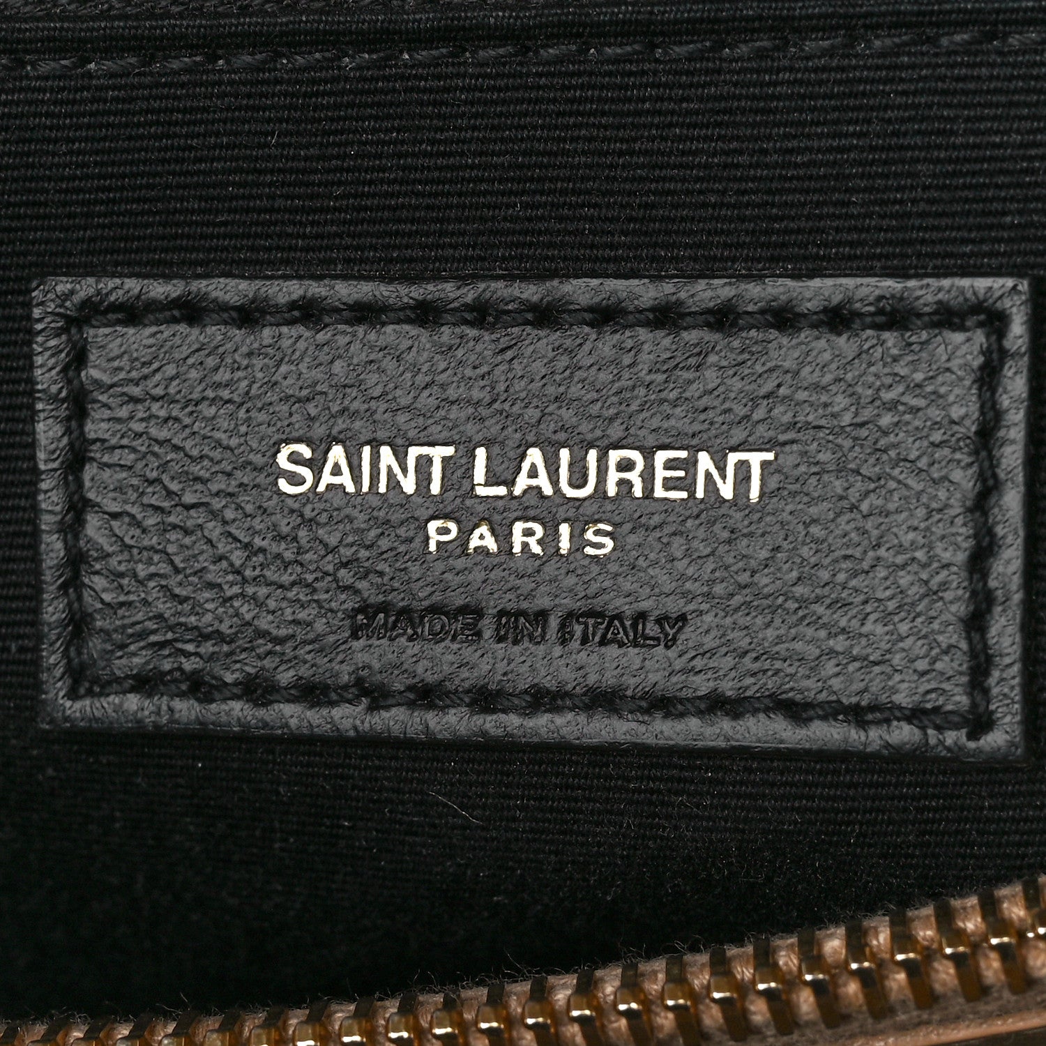 Saint Laurent Calfskin Y Quilted Monogram Medium Loulou Chain Satchel Dark Latte 7 of 11