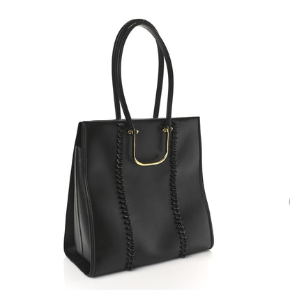 Alexander McQueen Calfskin The Tall Story Shoulder Bag Black 3 of 8