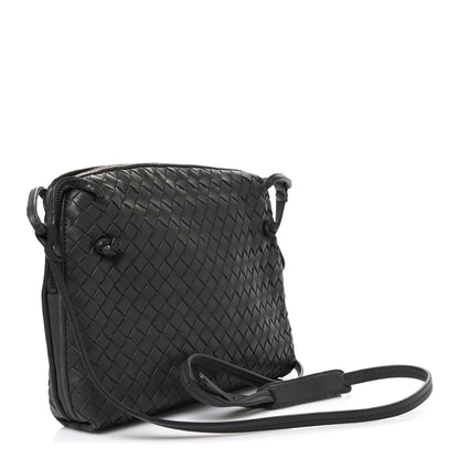 Bottega Veneta Nappa Intrecciato Nodini Crossbody Messenger New Light Grey 3 of 12