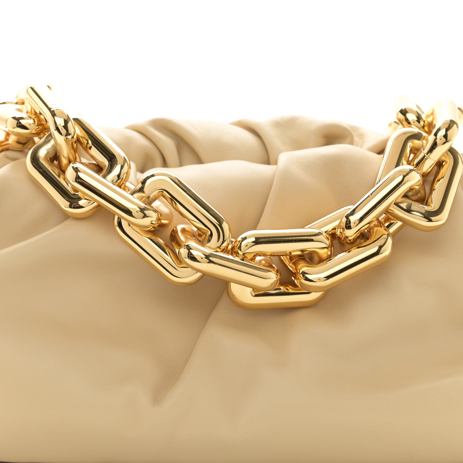 Bottega Veneta Calfskin The Pouch Chain Porridge 8 of 10