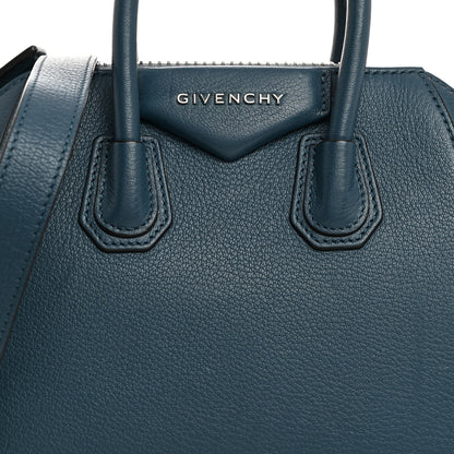 Givenchy Sugar Goatskin Mini Antigona Mineral Blue 8 of 10