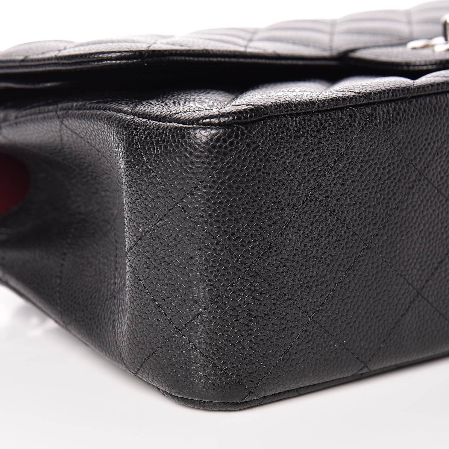Chanel Caviar Quilted Jumbo Double Flap Black 8 of 10