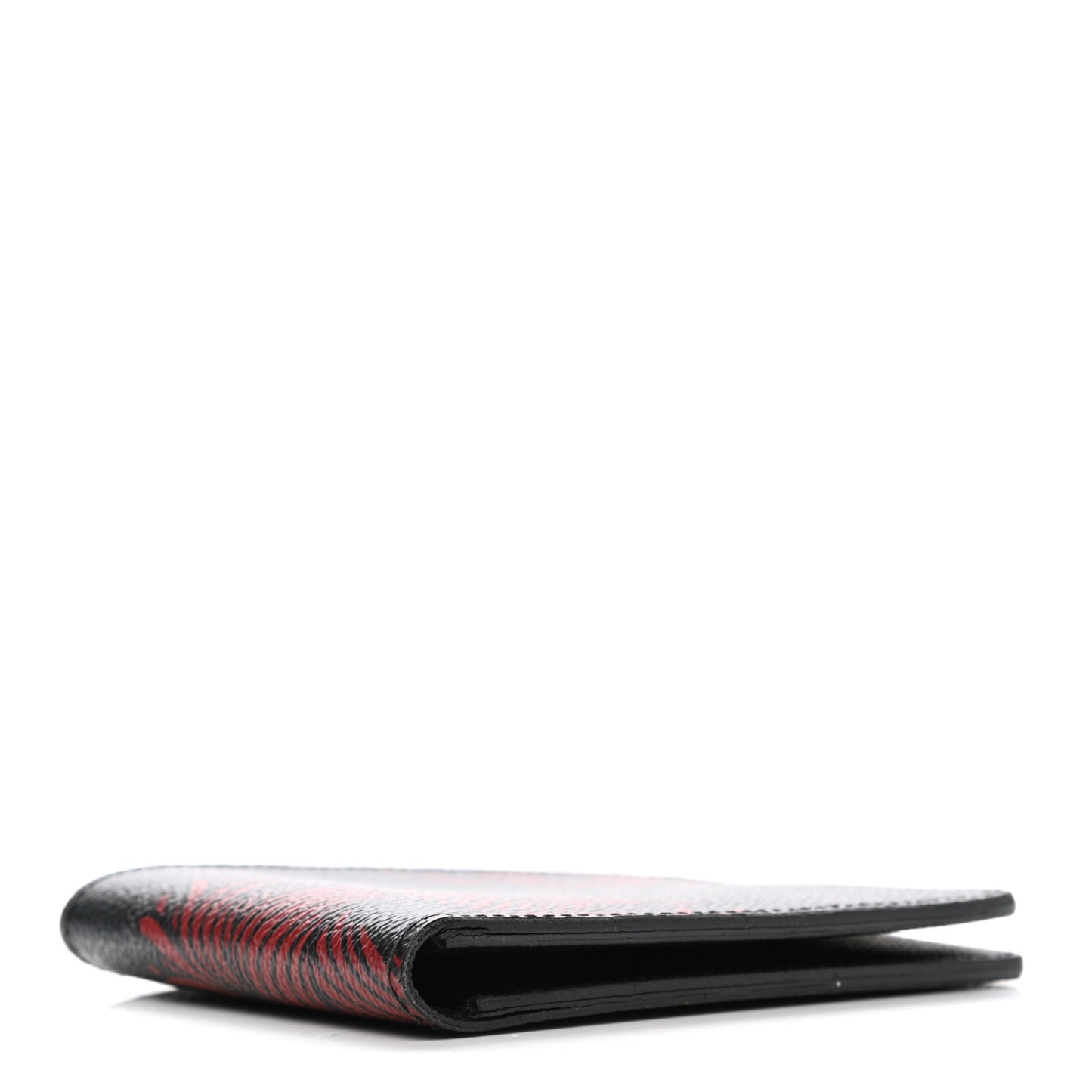 Damier Graphite Rope Slender Wallet Red