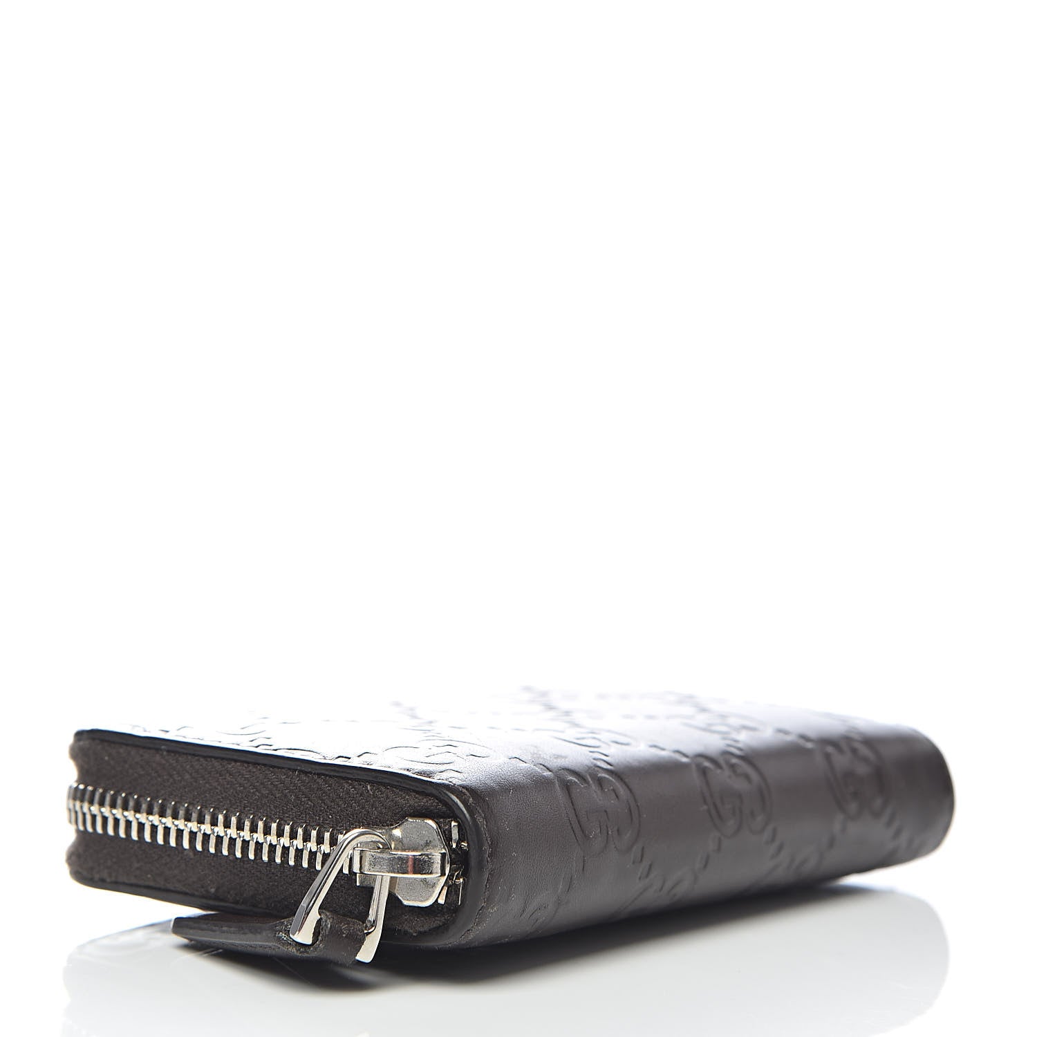 Gucci Guccissima Zip Around Card Case Chocolate 4 of 6