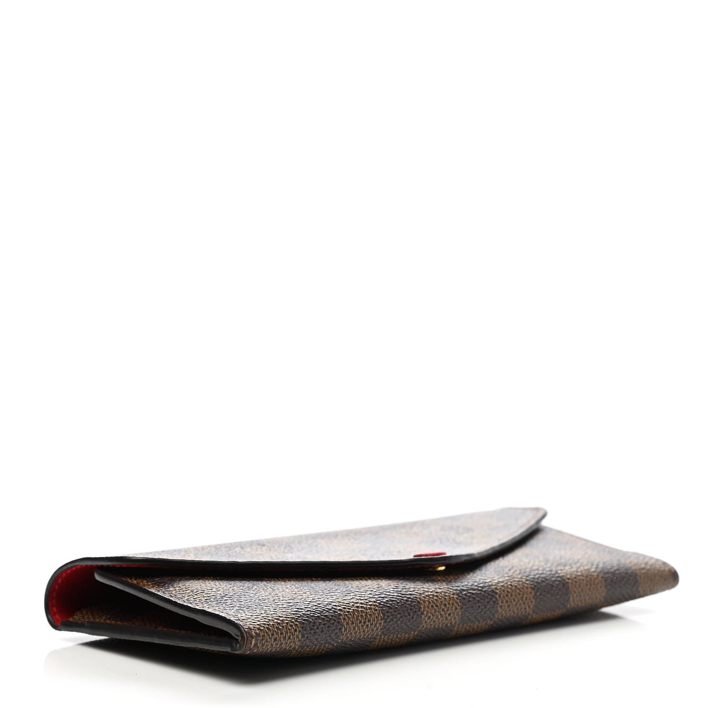 Damier Ebene Josephine Wallet Red