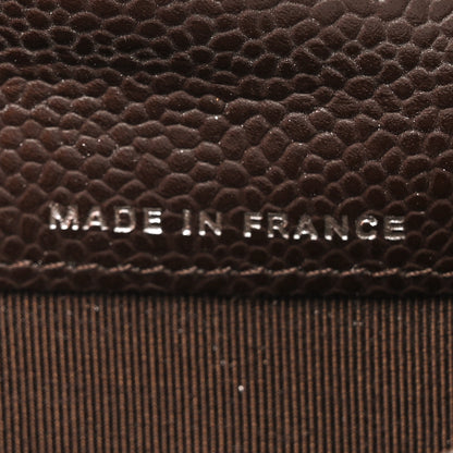 Chanel Caviar Quilted Large Agenda Cover Dark Brown 9 of 13