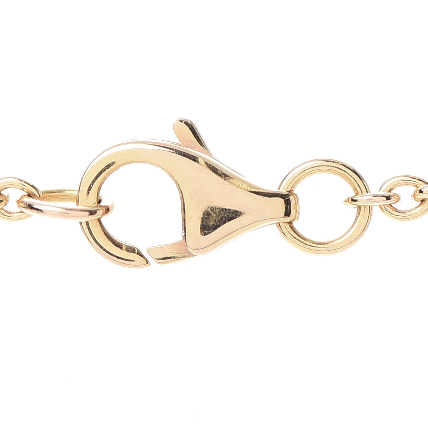 18K Pink Gold Interlocking LOVE Necklace