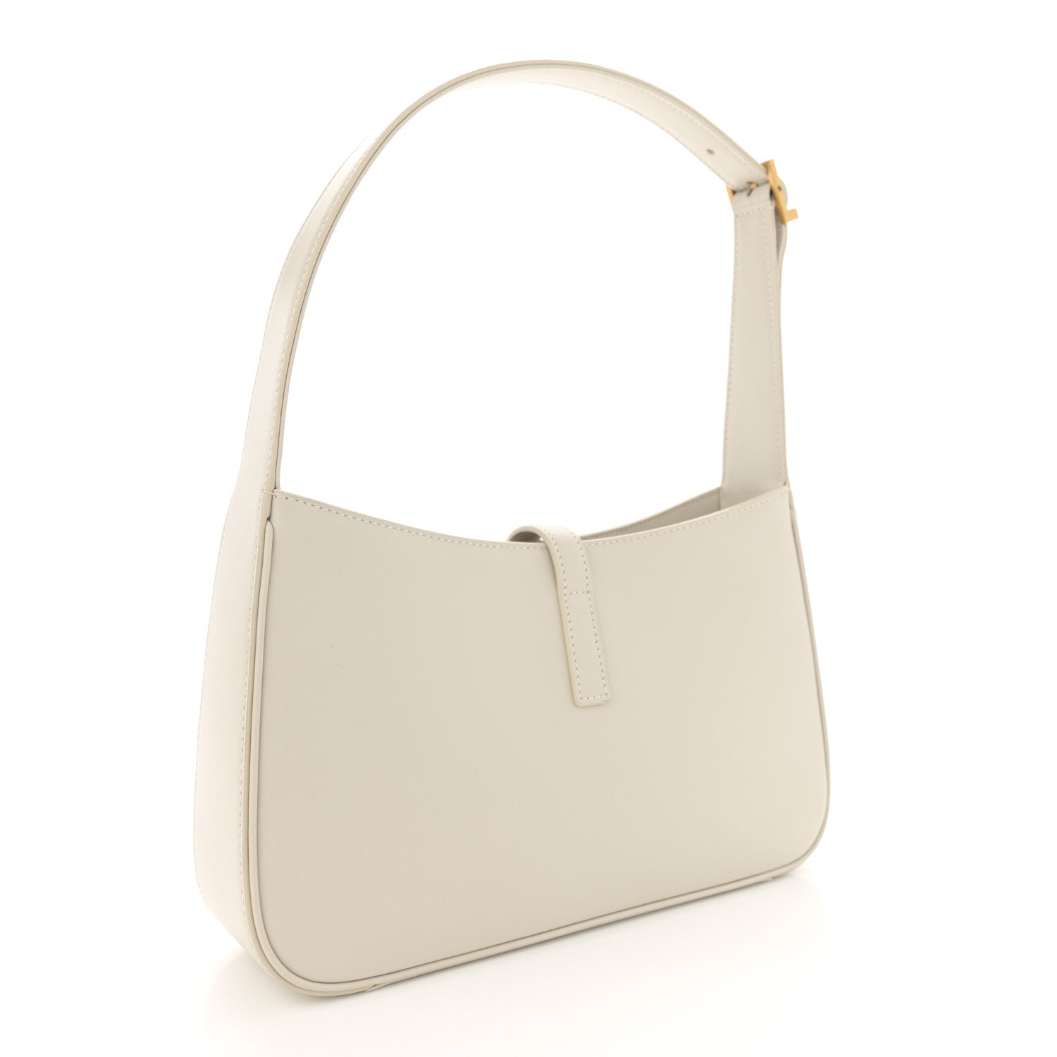 Saint Laurent Smooth Calfskin Le 5 A 7 Hobo Crema Soft 3 of 13