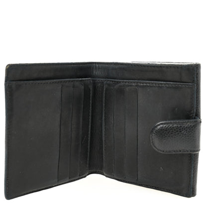 Chanel Caviar Timeless CC Compact French Wallet Black 5 of 10
