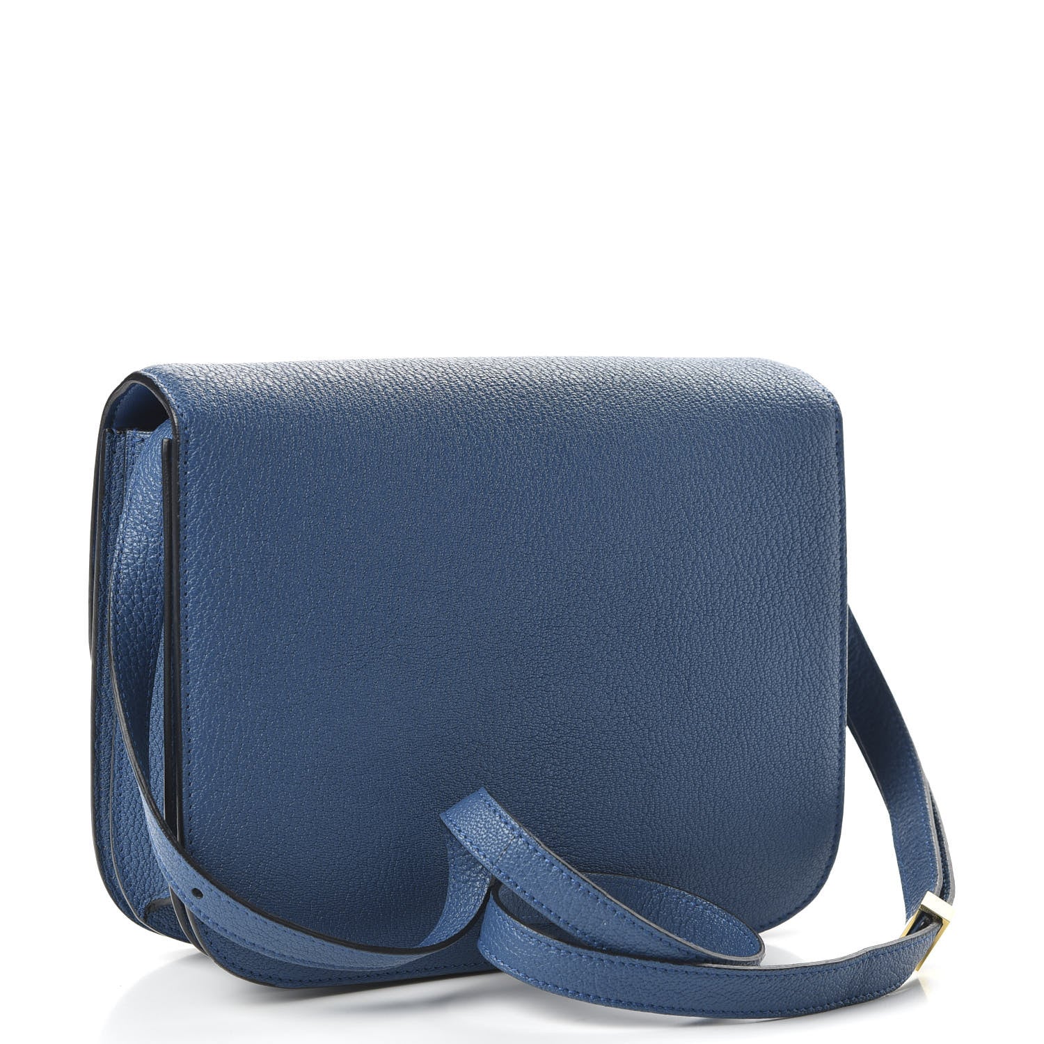 Celine Goatskin Medium Classic Box Flap Bag Deepsea 3 of 10