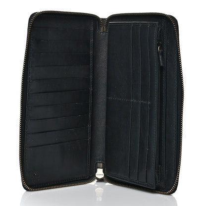 Gucci Calfskin Matelasse GG Marmont Zip Around Organizer Wallet Black 5 of 8